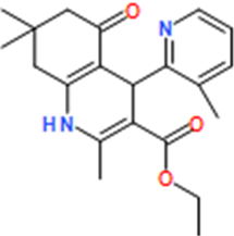 Ethyl 2,7,7-trimethyl-4-(3-methylpyridin-2-yl)-5-oxo-1,4,5,6,7,8-hexahydroquinoline-3-carboxylate